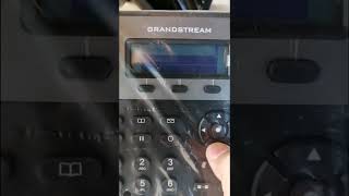 How to Factory reset my GRANDSTREAM IP Phone GXP 1615 [upl. by Silohcin708]