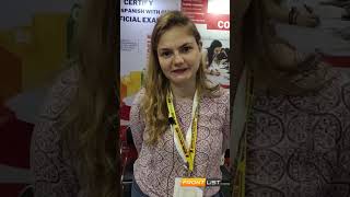 Mariam  Spanish Teacher  Instituto Cervantes New Delhi  New Delhi World Book Fair 2023 [upl. by Eiboh]