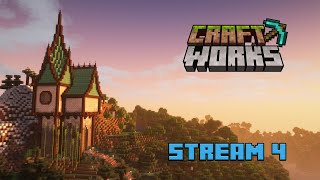 Craft Works  Stream 4  Enchanting then Calcite Mining  Minecraft Stream VOD [upl. by Jeffie718]