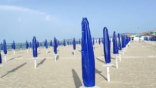 Falconara Marittima le spiagge vicino la stazione Marche Italy [upl. by Gardia]