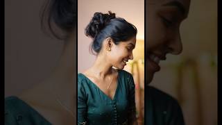 Unniappam bun aano 😢Try this 🙃 hair extensions amazon just ₹189 shortsvideo hair hairstyle [upl. by Arreip807]