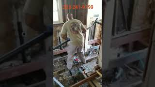 Drain pipe demo and ABS installation from woods home repairs [upl. by Norel]