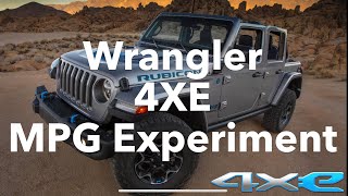 Wrangler 4XE MPG Experiment [upl. by Latea]