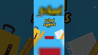 School Supplies Song For Kids  Nursery Rhymes amp Kids Songs peekaboozone shorts short trending [upl. by Airtemak847]