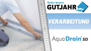 Die GUTJAHR Drainage AquaDrain SD für die Außentreppe [upl. by Barnie328]