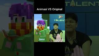 Animasi VS Original tebak kata singkatan  MINECRAFT Animasi Indonesia [upl. by Ariad]