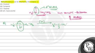 Methylethylketone can be obtained by the oxidation of A 2butanol B 2propanol C 1butanol [upl. by Thisbe792]