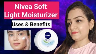 Nivea Soft Light Moisturizer with Vitamin E amp Jojoba Oil for Face Hands Foot amp Body Deeksha Arora [upl. by Sahpec]