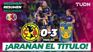 HIGHLIGHTS  América 03 Tigres  AP2023Final Ida  Liga Mx Femenil [upl. by Dag]