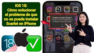 iOS 18 Cómo solucionar el problema de no poder instalar Scarlet en iPhone o iPad [upl. by Gerk996]