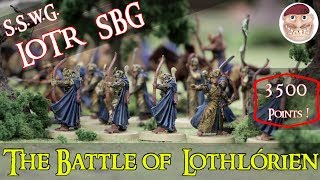 LOTR SBG Battle Report [upl. by Llewxam]