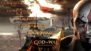 God of War Greek Saga  All Weapons and Powers [upl. by Nilkcaj436]