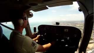 22 knot cross wind landing at Jandakot Airport  Fist Solo [upl. by Reuven]