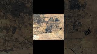 Satellite Image Timelapse New Cairo City Egypt [upl. by Morentz]