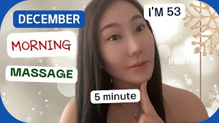 My 5 MIN AntiAging Face Massage l Hydration Added for Winter l No Talk Practice Version is attached [upl. by Damaris884]