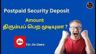 Postpaid Security Deposit Refund Policies Procedures and Plan details in Tamil [upl. by Reuven213]