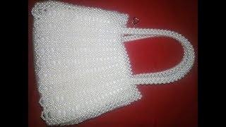 How to Make Putir Party Bag  Beads Bag  Putir Purse  পুতির ব্যাগ তৈরি [upl. by Aihpledalihp]