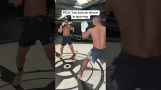 POV You kick an elbow in sparring [upl. by Revell]