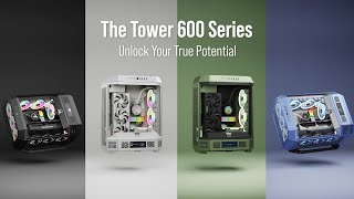 Thermaltake The Tower 600 Series Chassis Product Animation [upl. by Einnal]