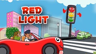 Red Light Red Light Nursery Rhyme  Yellow Light Yellow Light Poem  Green Light Green Light Go [upl. by Terrab]