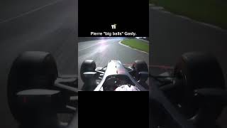 Pierre Gaslys overtake of titanium balls f1 [upl. by Jamille372]