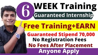 Free 6 Week Training  Guaranteed Internship Stipend For Student  Paytm  BEBtech Mca MBA BCA BBA [upl. by Claretta]