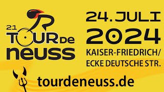 Live Stream zur Tour de Neuss 2024 [upl. by Audie]