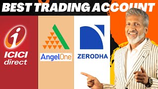 25 Differences ICICI Direct VS Angel One VS Zerodha Best Trading Account  Anurag Aggarwal [upl. by Rafaelle]