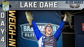 Weighin Day 4 at Lake Oahe 2022 Bassmaster Elite Series [upl. by Airotna517]