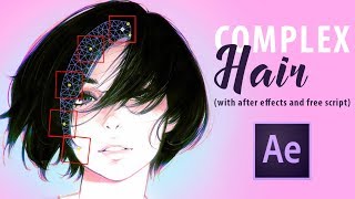 Complex Hair Movement in After Effects [upl. by Libby]