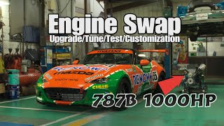 Unleashing The Power R26B787B Race Car Engine Swap Into Mazda Roadster ND NRA 22 [upl. by Aleras]