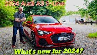 New Audi A3 SLine review  Better than Mercedes and BMW [upl. by Dygert]