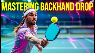 Best Onehanded Backhand Drop in Pickleball [upl. by Prem945]