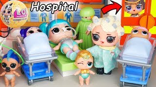 LOL Surprise Dolls in Big Ball Playmobil Hospital with Full Collection  Wedding JOJO SIWA [upl. by Notsud]