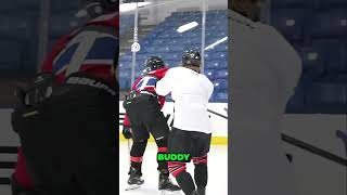 Mastering Defensive Moves in Ice Hockey Practice ishowspeed speed viralvideo fyp foryoupage [upl. by Araeic]