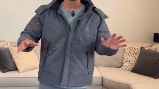 CAMEL CROWN Mens Winter Coat Waterproof Ski Jacket Fleece Lined Windproof Raincoat Review [upl. by Bullard]