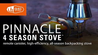 GSI Outdoors  4 Seasons Stove  Remote Canister Backpacking Stove [upl. by Abana]