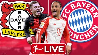 🔴 Bayer Leverkusen vs FC Bayern München  Bundesliga 21 Spieltag  Watchparty [upl. by Illa]