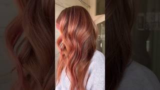 Rose gold hair haircut hairtutorial hair [upl. by Oecam]