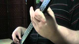 Rush The Fountain of Lamenth Part III No One At The Bridge Bass Cover [upl. by Gerard]