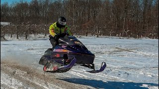 Central Ohio snowmobiling [upl. by Dominick180]