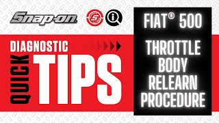 FIAT® 500 Throttle Body Relearn Procedure  Quick Tip [upl. by Simmonds54]