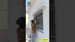 Upvc window installation process viral vedio shorts upvcwindows upvc skill bollywood pushpa [upl. by Ainotal]