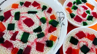 রমজান স্পেশাল সাবুদানার ডেজার্ট  Ramadan Special Sabudana Dessert  Sago Dessert Recipe Bangla [upl. by Anayd]