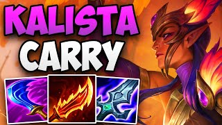 CHALLENGER KALISTA SOLO CARRIES HIS TEAM  CHALLENGER KALISTA ADC GAMEPLAY  Patch 1322 S13 [upl. by Aleiram139]