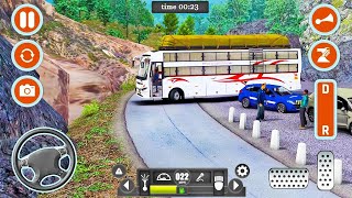 Red bus driving simulator  3d red bus driving games  ios amp android gameplay [upl. by Avehstab313]