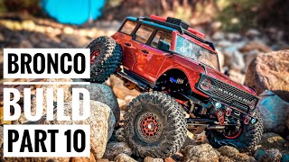 SCX24 Bronco Build Part 10  Crawler Competition Full Build Overview amp More [upl. by Mingche894]