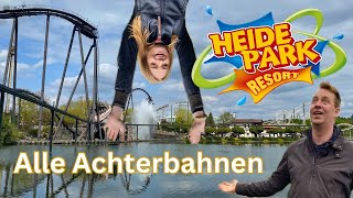 Heide Park  ALLE Achterbahnen [upl. by Xanthe]