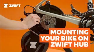 Mounting Your Bike on Zwift Hub [upl. by Genaro]