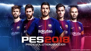 PES 2018 PPSSPP ANDROID 800MB OFFLINE HIGH GRAPHICS [upl. by Mayyahk]